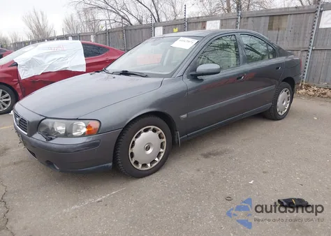 2004 Volvo S60 2.5T Awd из США, поврежденный, VIN YV1RH59H942421287